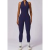 Гладкий комбінізон Leggings Body Crop T-shirt model 52 (Navy) Гладкий комбінізон Leggings Body Crop T-shirt model 52 (Navy)